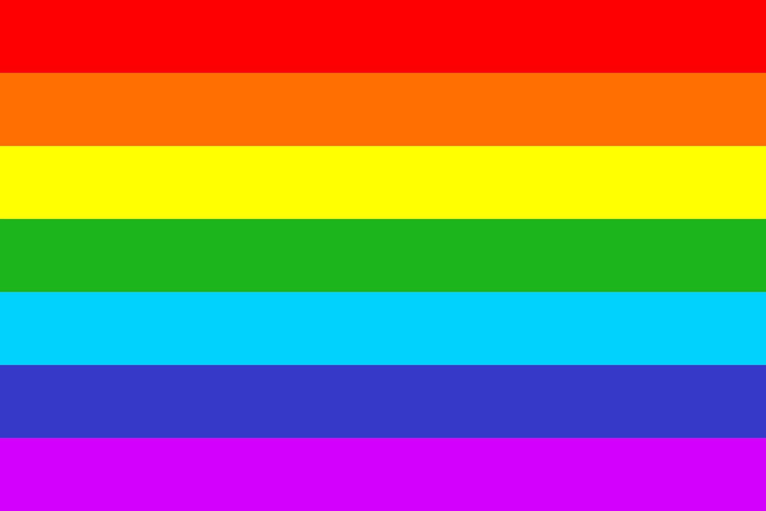 Colorful Rainbow Flag